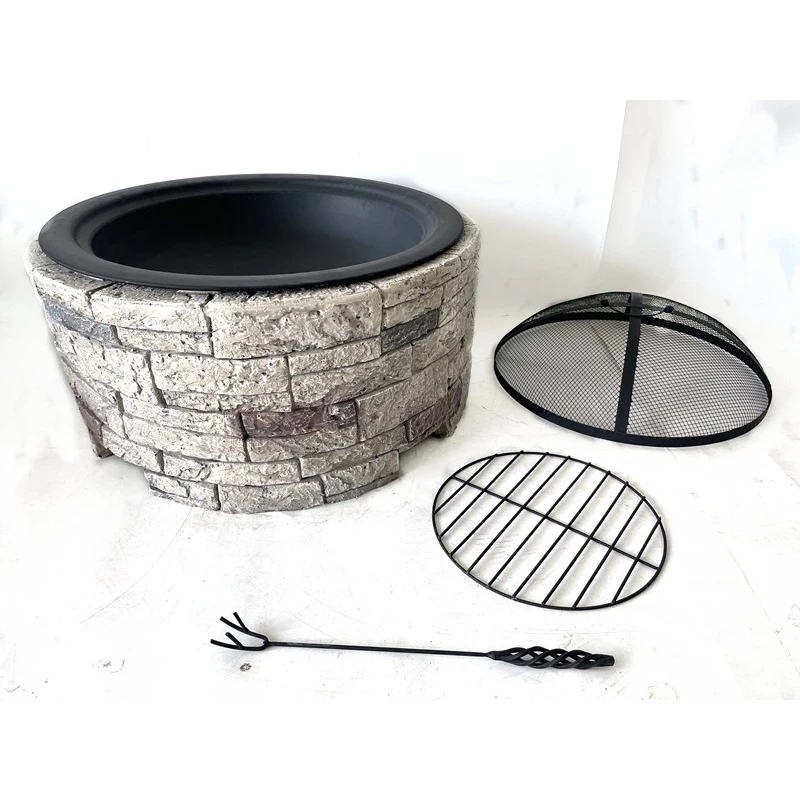 Mgo Brick Style Wood Burning  Fire Pits for Patio and Decoration