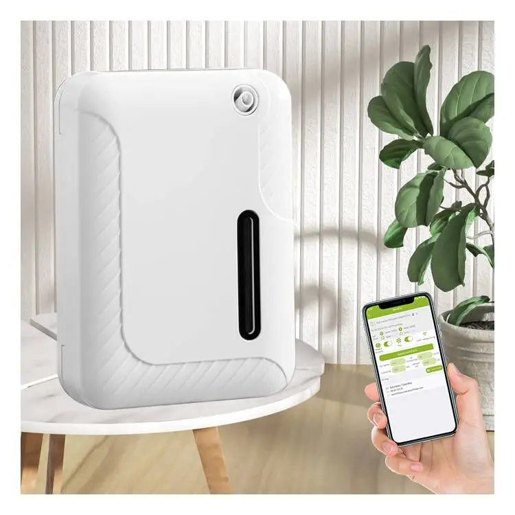 Portable Wall Mounted Waterless 250ml Essential Oil Diffuseur Electric Small Smart Aroma Diffuser Machine with Bluetooth