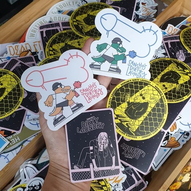 Cartoon Anime Self Adhesive Car Wall Die Cut Custom PVC Sticker, Printed Waterproof Vinyl Holographic PVC Stickers Laser Sticker