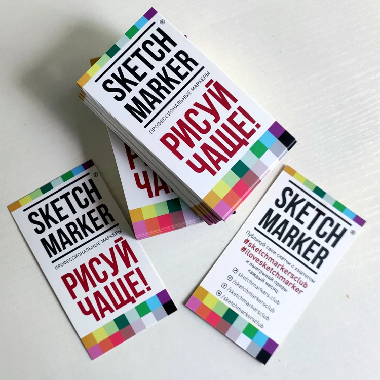 Visite Postcards Business Printing Thank You Cards Recycled Paper Luxury Custom with Logo Small Business OEM Offset Printing