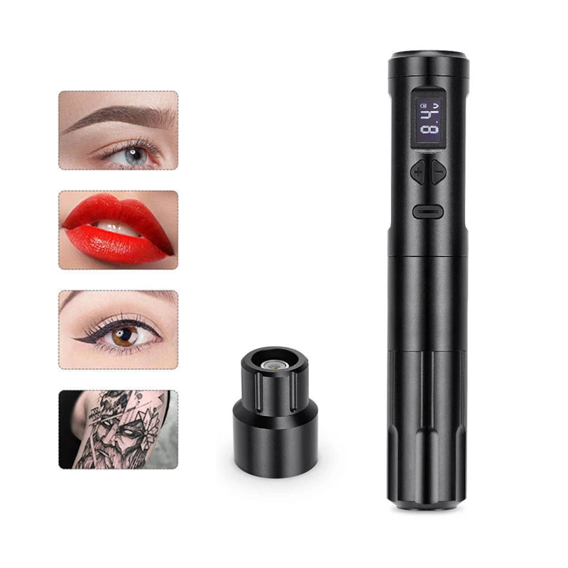 OEM K6003 Low Noise Wireless Electric Rotary Tattoo Machine Semi Maquillage Permanent Makeup Battery Tattoo Guns