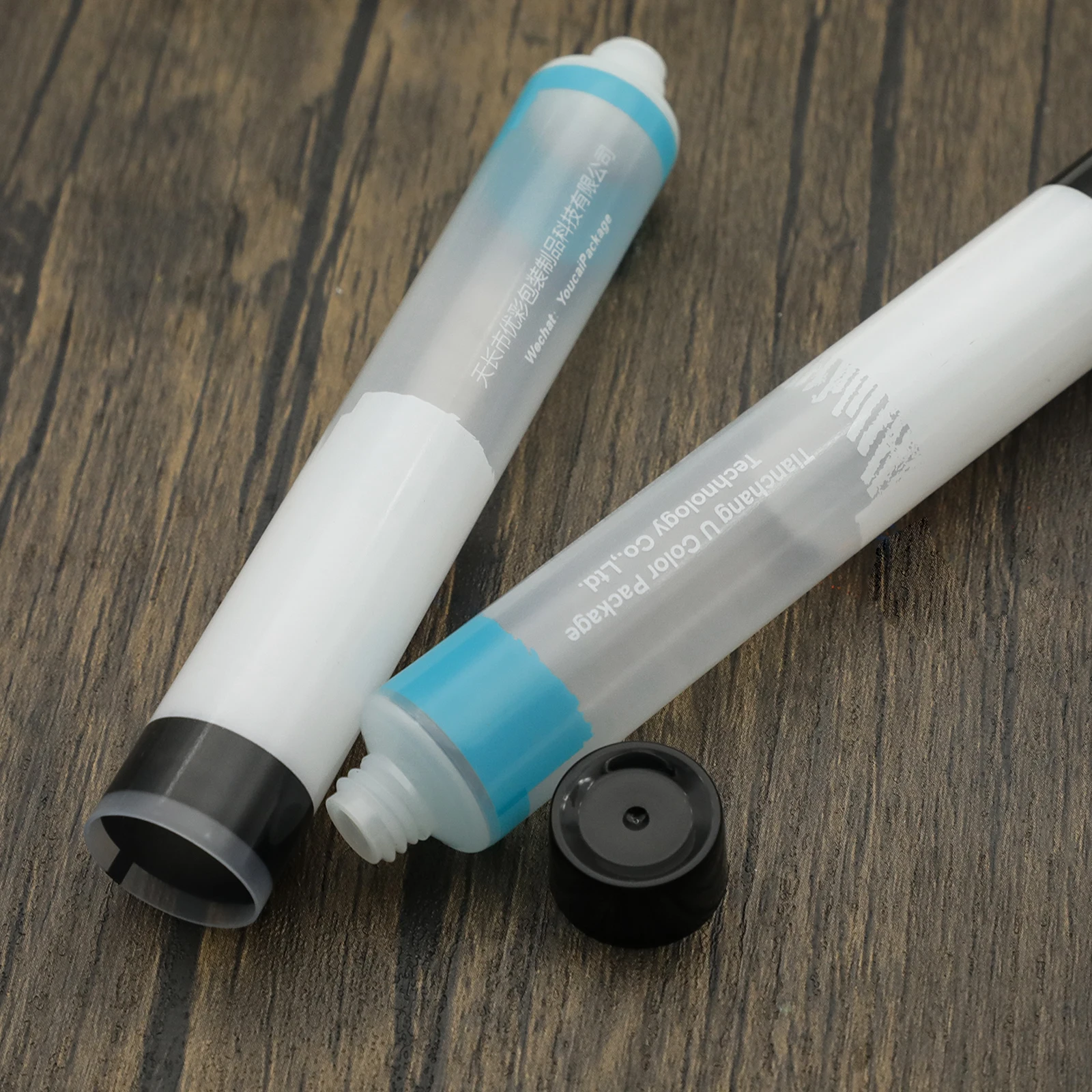 Custom private label non toxic soft plastic tubing pigment paint empty tube for artist painting 20ml
