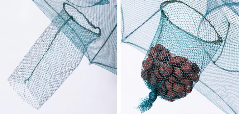China nylon Strong 4-22 Holes umbrella automatic fishing trap cage fish net trap