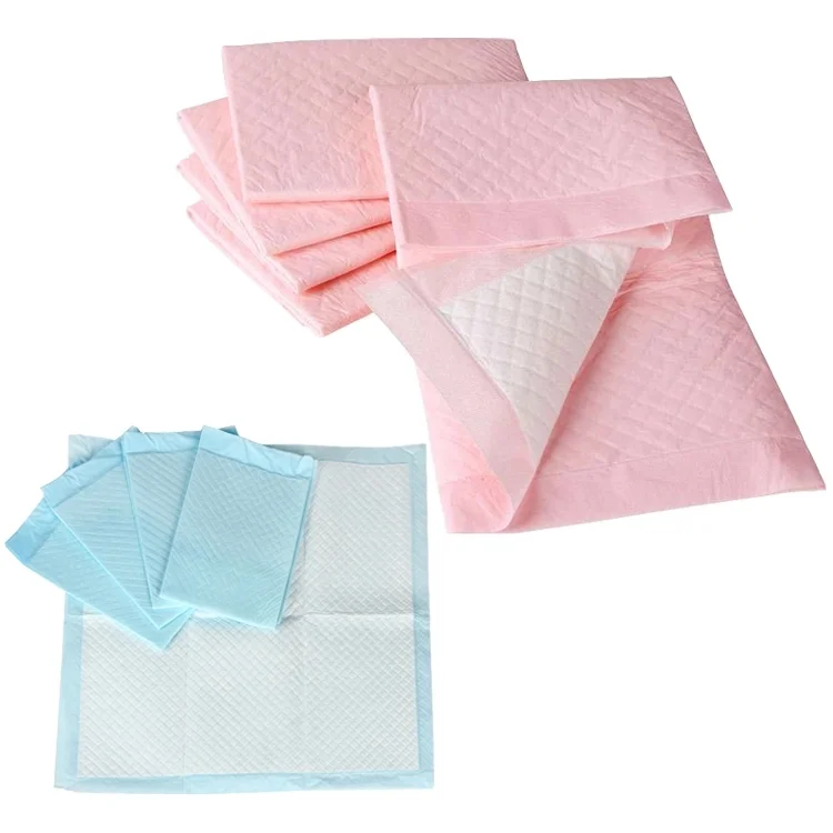 5 Layered Disposable Non woven 60*90 Adult Underpads Ultra Absorption SAP Amount Absorb Adult  Urine Pee Pad
