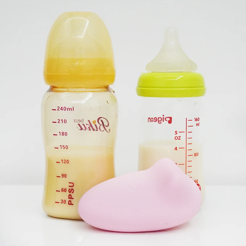 Custom LOGO Portable Silicone Electric Breast Massager for Lactation