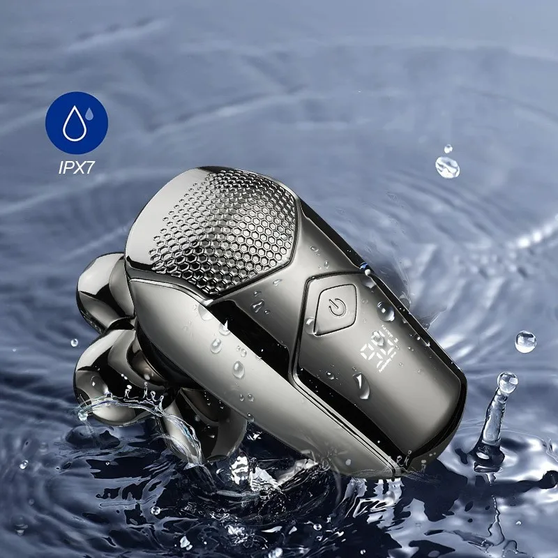 New full-body washing electric shaver Multi-functional home shaver six-blade bald hair