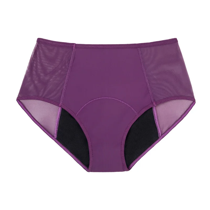 Women physiological underwear high waist hollow sexy leak proof for menstruation