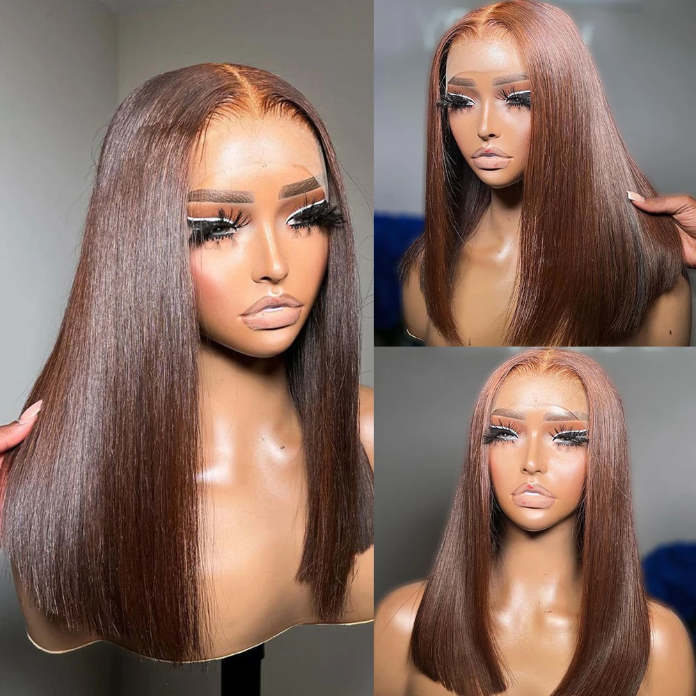 Cheap 13x4 Short Double Drawn Vietnamese Raw Hair Lace Front Wig Bone Straight HD Lace Frontal Virgin Human Hair Bob Wigs Vendor