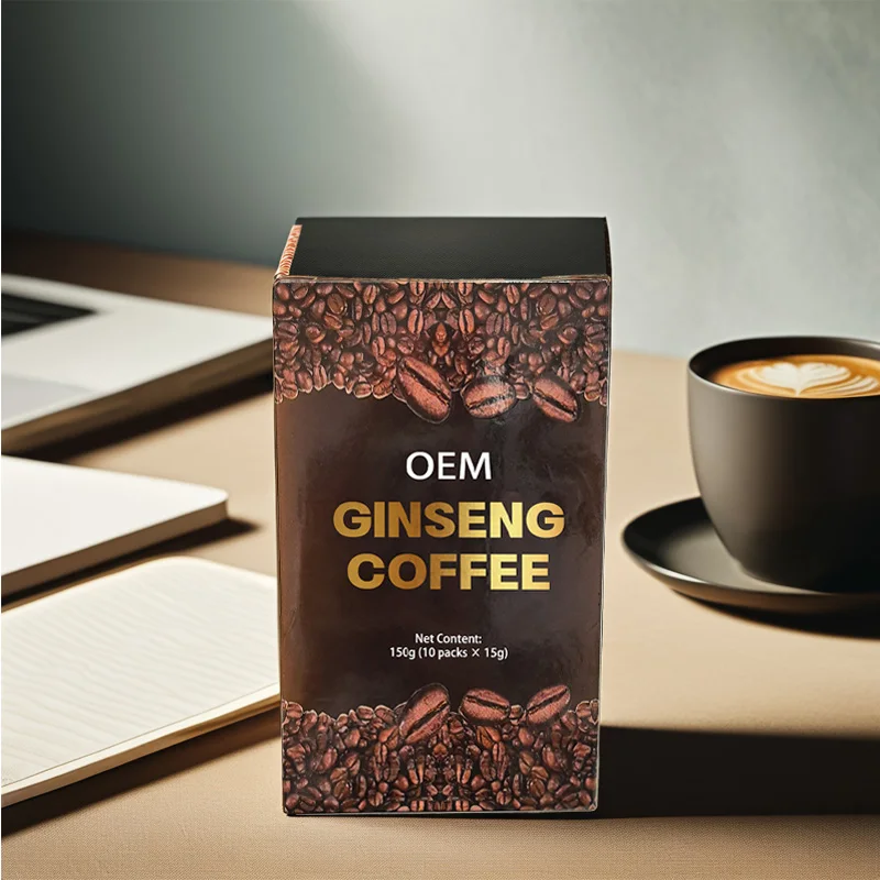Factory Price Sugar Free Ginseng Extract Herbal Power Coffee Instant Ginseng Coffee Powder For Man