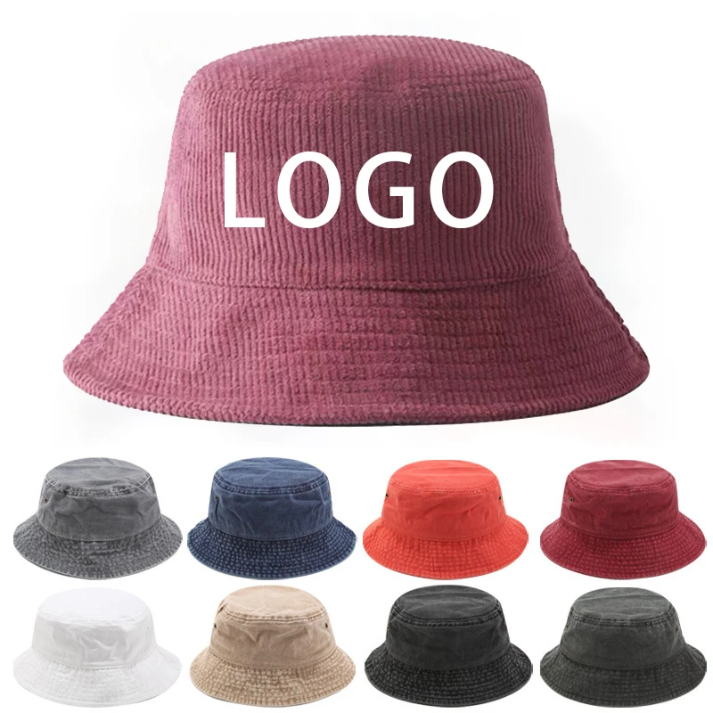 Wholesale Colorful Custom Digital Printing Embroidery Sublimated Blank Hat Fishing Bucket