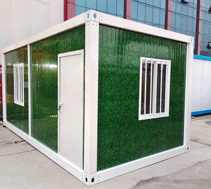 Steel structure mobile portable ready made prefab house modern prefabricated tiny prefab restaurant