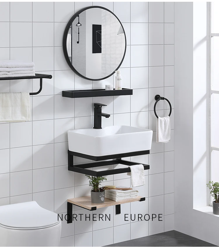 New Product Vanity SINK BATHROOM CABINET With Mirror Set