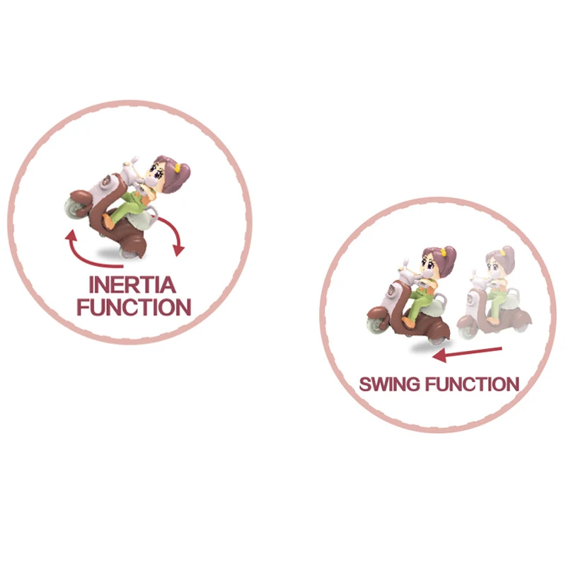 QS Hot Selling Mini Cartoon Inertial Function Car Multi Style Plastic Colorful Small Size Cute Friction Toy Vehicle for Children