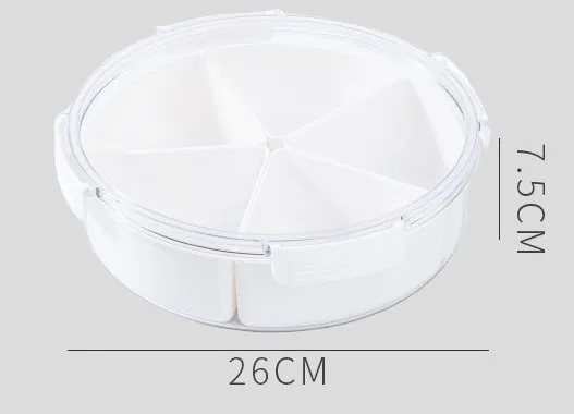 OWNSWING Fruit tray Dried fruit box living room nut candy box with lid household snack melon seed storage box pet fruit tray