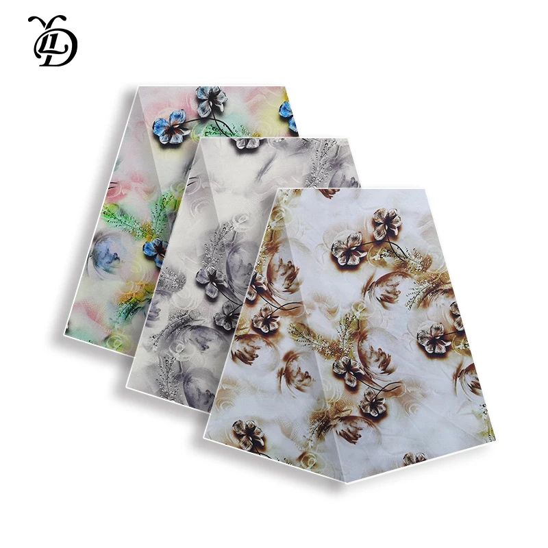 Hot Sales Polyester Flora Stain Printing Woven Chiffon Soft Dress Fabric Digital Printed For Women Clothing