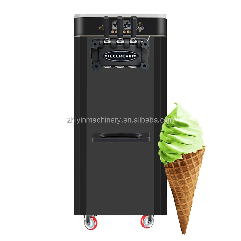 Commercial Ice Cream Maker Automatic Miken Soft Serve Ice Cream Machine Ice Cream Making Machine