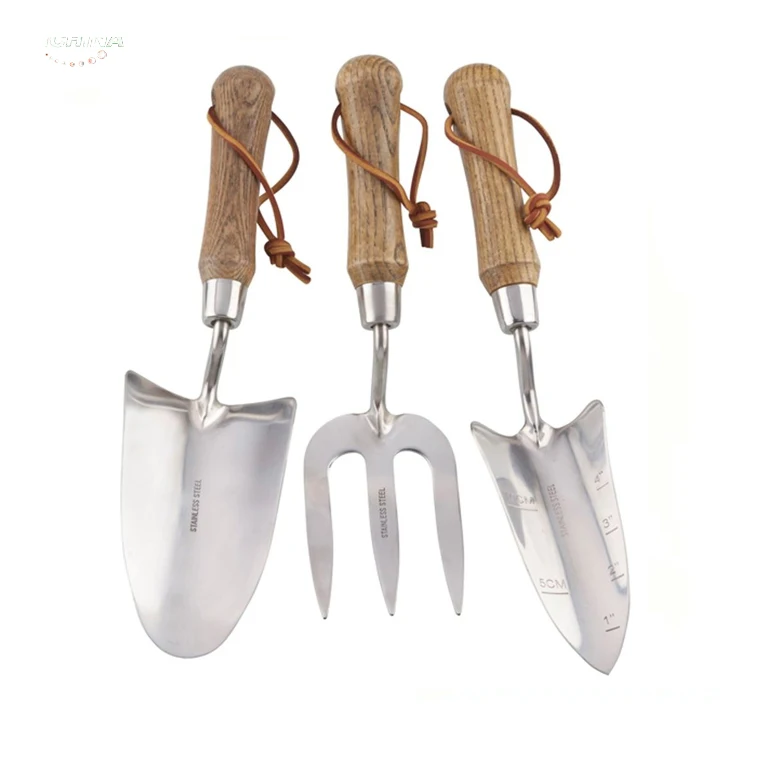 
Garden Hand Tools/Ash Wood Trowel/Stainless Steel Trowel 