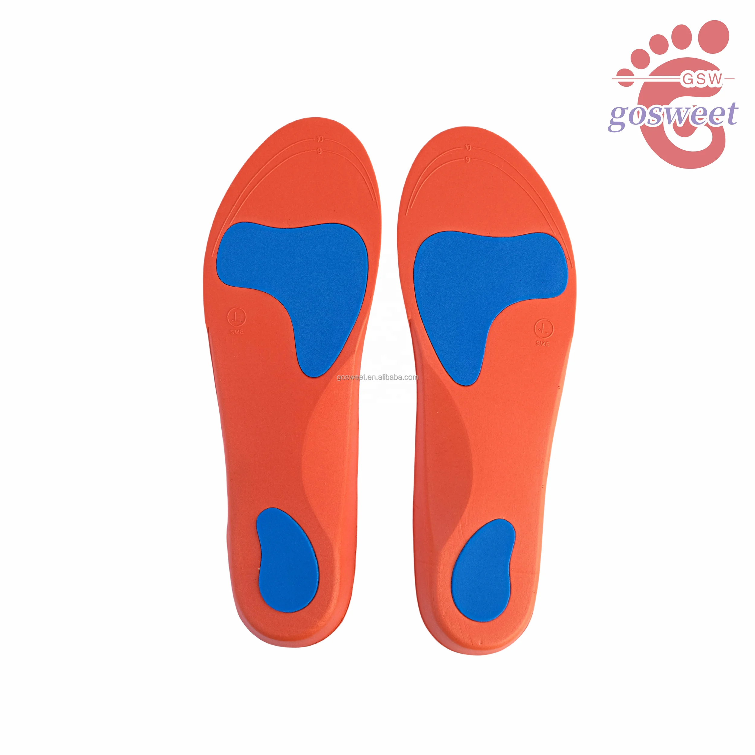 4D Shock Absorption Sports Insoles Soft Breathable Orthopedic High-elastic Running Shoe Pad For Men Women Latex Massage
