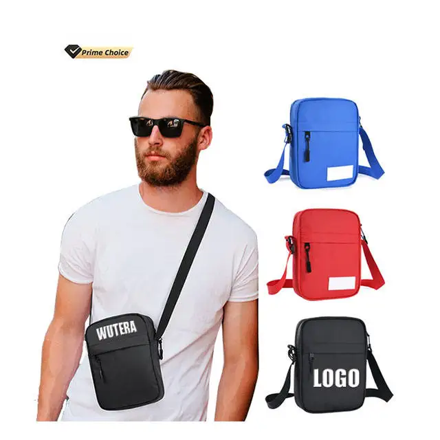 Custom sling with logo cross body pack custom men one strap crossbody bag shoulder side bags messenger unisex bags for men