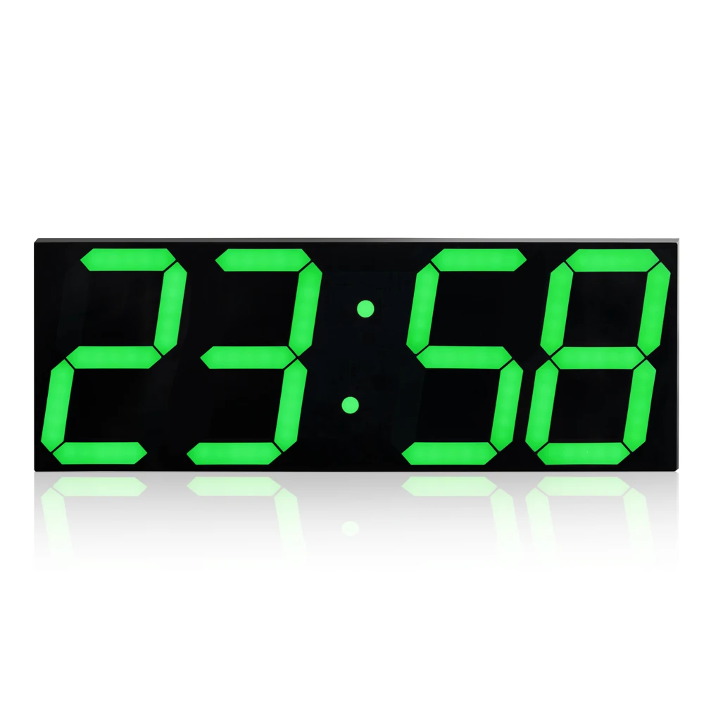Wholesale 4 digits 6 Inch Large Display LED Digital Alarm Wall mounted Clock Countdown Timer with Buzzer