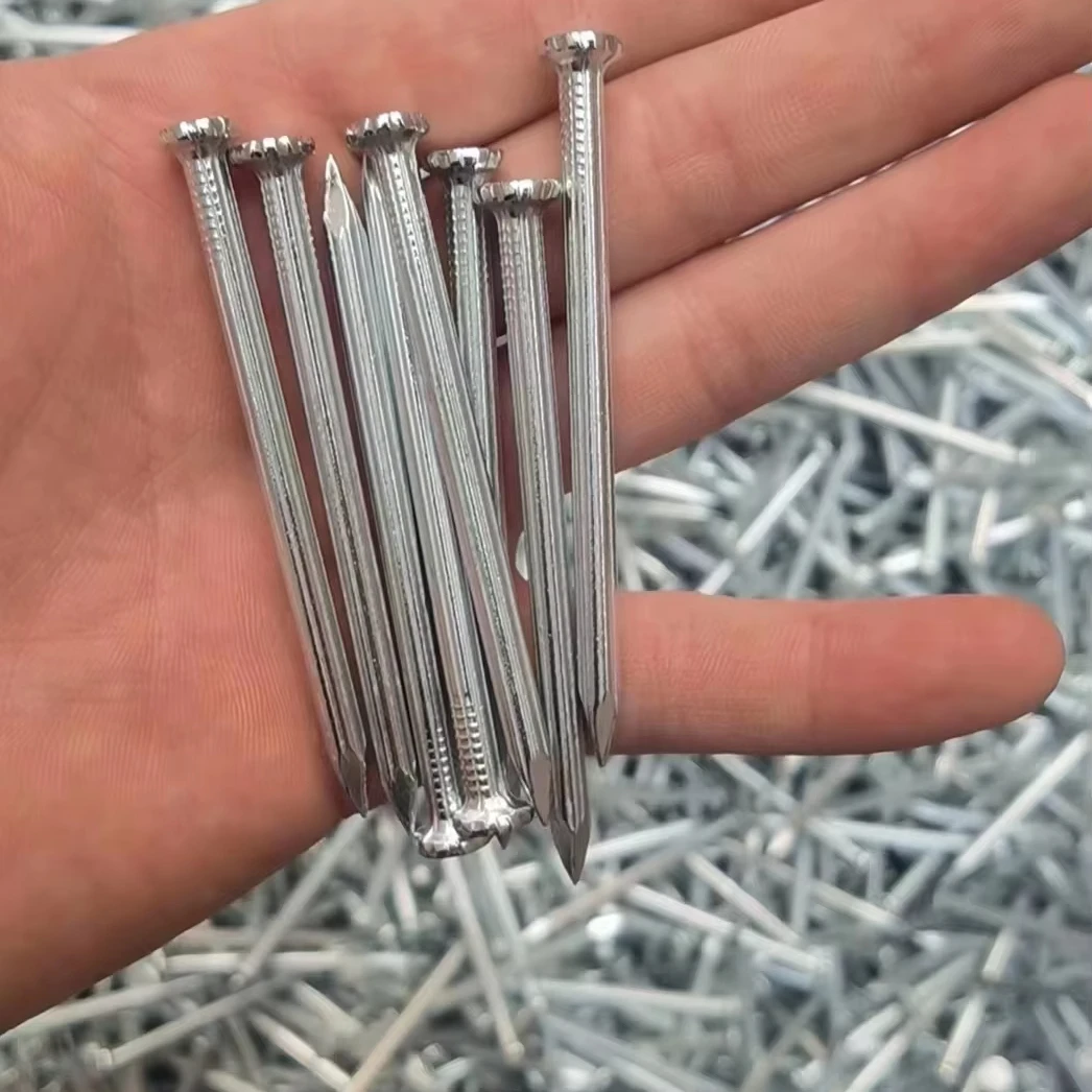 China Manufacturer Guangzhou Tangshan 25mm 30mm Twisted Shank Concrete Nail 10Cm Length Concrete Nails Sale for South America