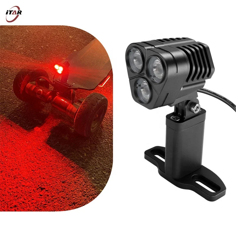 Oem Electric Scooters Led Lights Tail Brake Turn Signal 12V~48V 60V 72V XP-E2 600LM System For Skateboard Electric Scooter Light