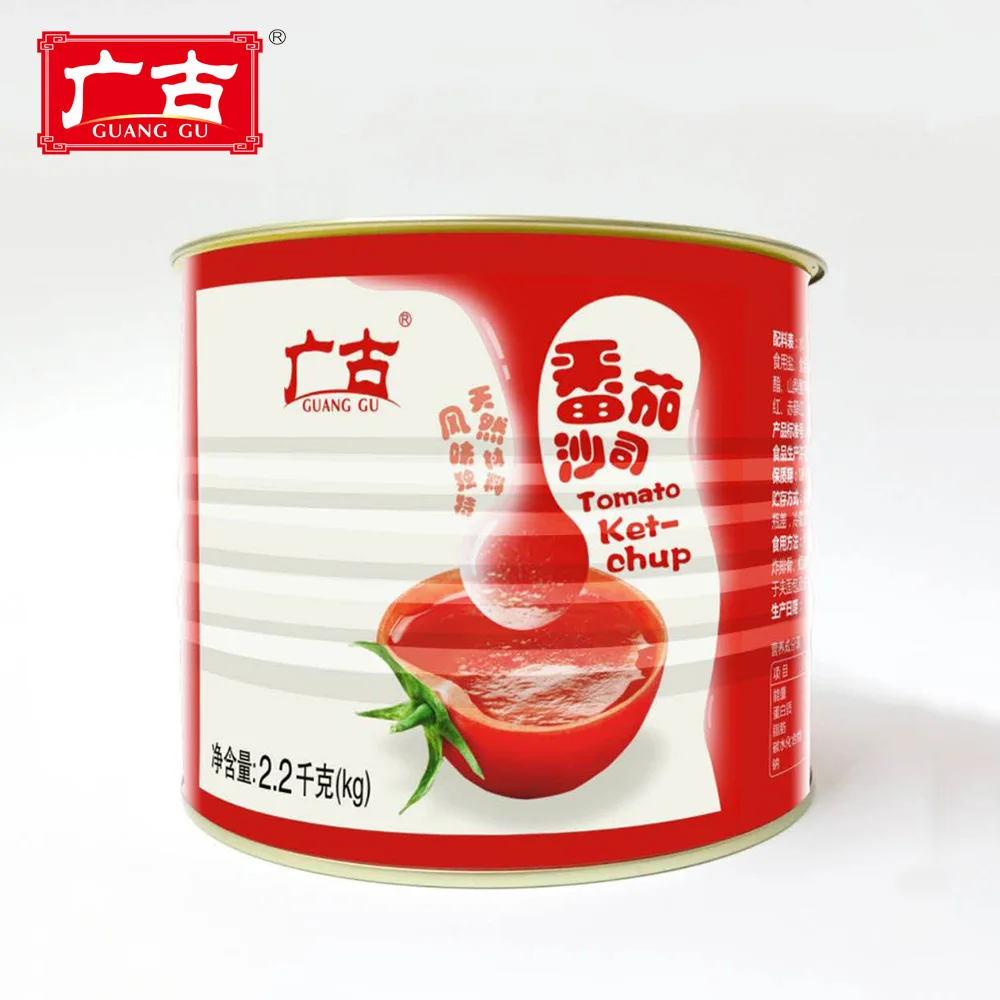 Factory Price 4KG*2 Bulk Fresh Diner Tomato Ketchup Sauce for Restaurant