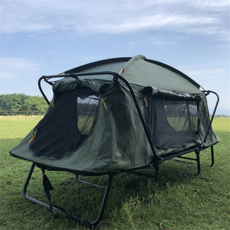Outdoor Oxford folding hunting waterproof breath hiking tent beach lounge both for tent and folding chair bed double use