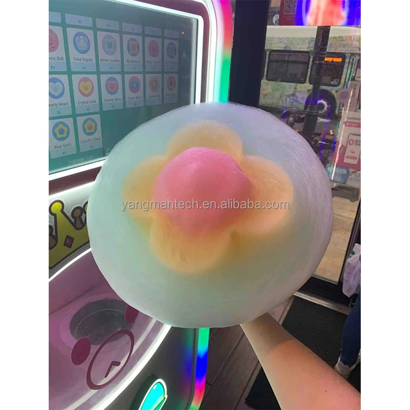 Best Smart Commercial Electric  Commercial Automatic Robot Cotton Candy Vending Robot Machine In China