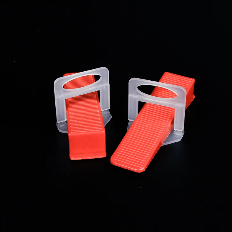 Plastic Tile Clips and Wedges Ceramic Tile Leveling Install Tools