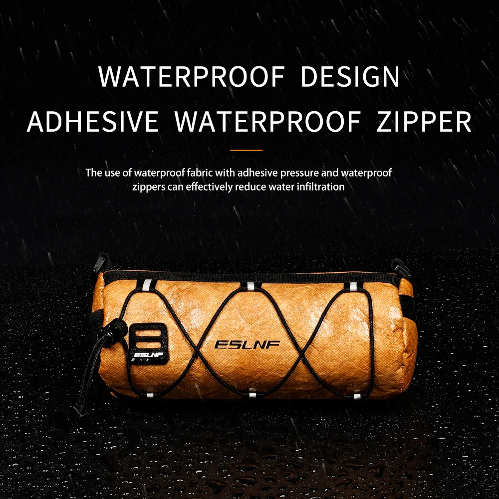 Multifunction Tyvek Waterproof Shoulder Pouch Bike Frame Bag Cycling Bicycle Front Handlebar Bag