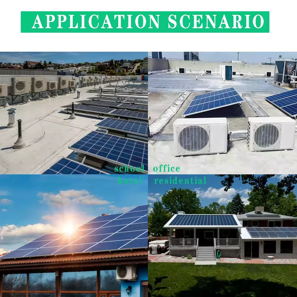 18000 Btu A+++ Wifi Solar Aircon ACDC Hybrird Solar Power Air Conditioner