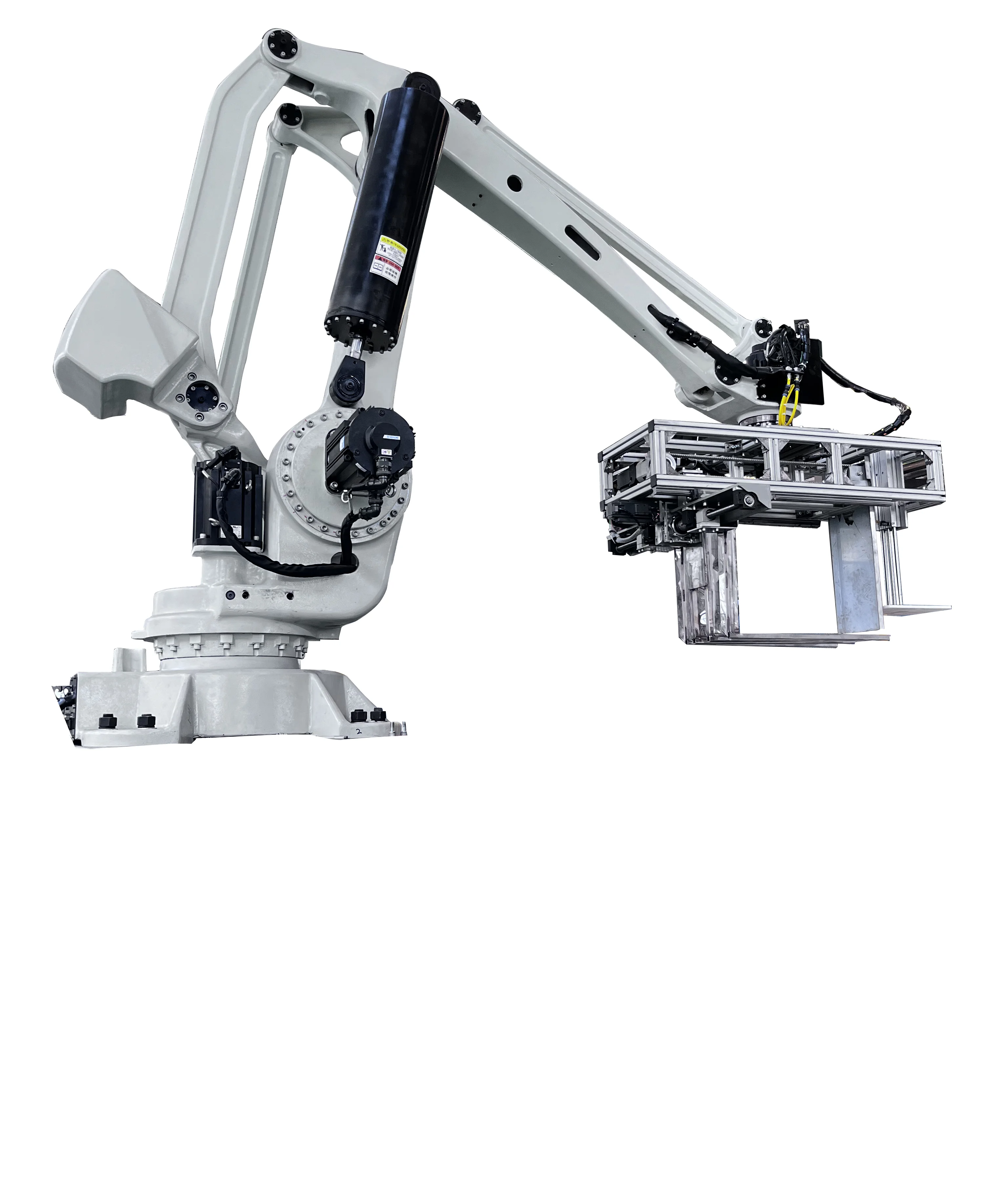 industrial robot palletizer stacking loading unloading bag box carton bottle cans palletizing machine