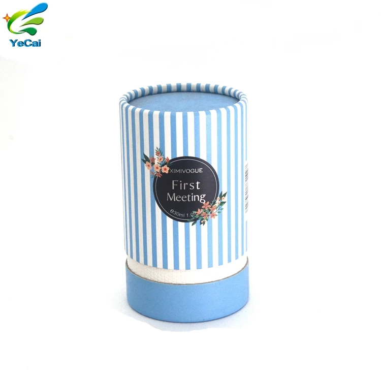 Экологичная Упаковка из бумажной трубки доступная бумажная косметическая коробка для лосьона тела масла бумажный контейнер картонный цилиндр