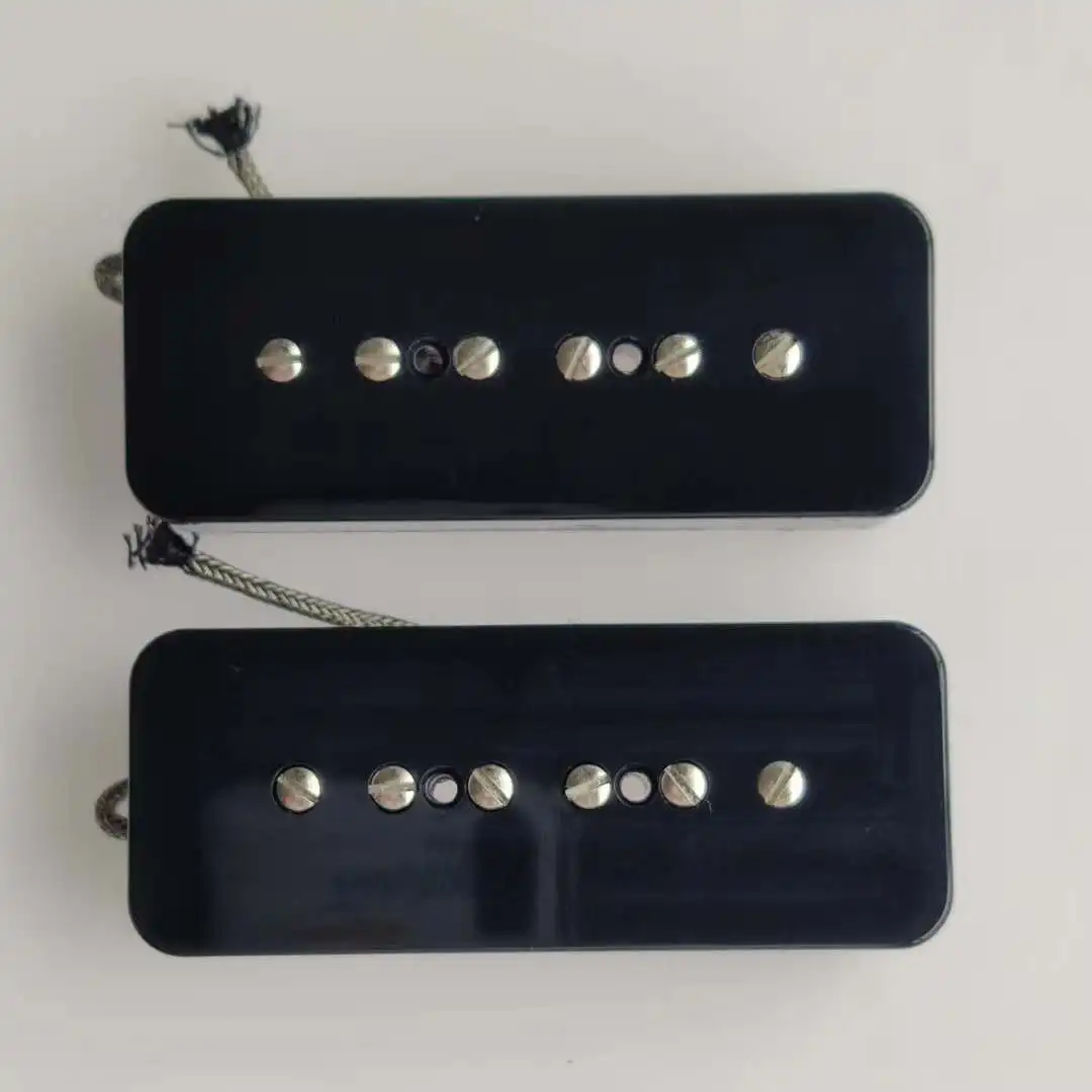 Лучшие продажи Alnico 5 Магнитный черный humbucker Размер P90 гитарный звукосниматель Сделано в Китае
