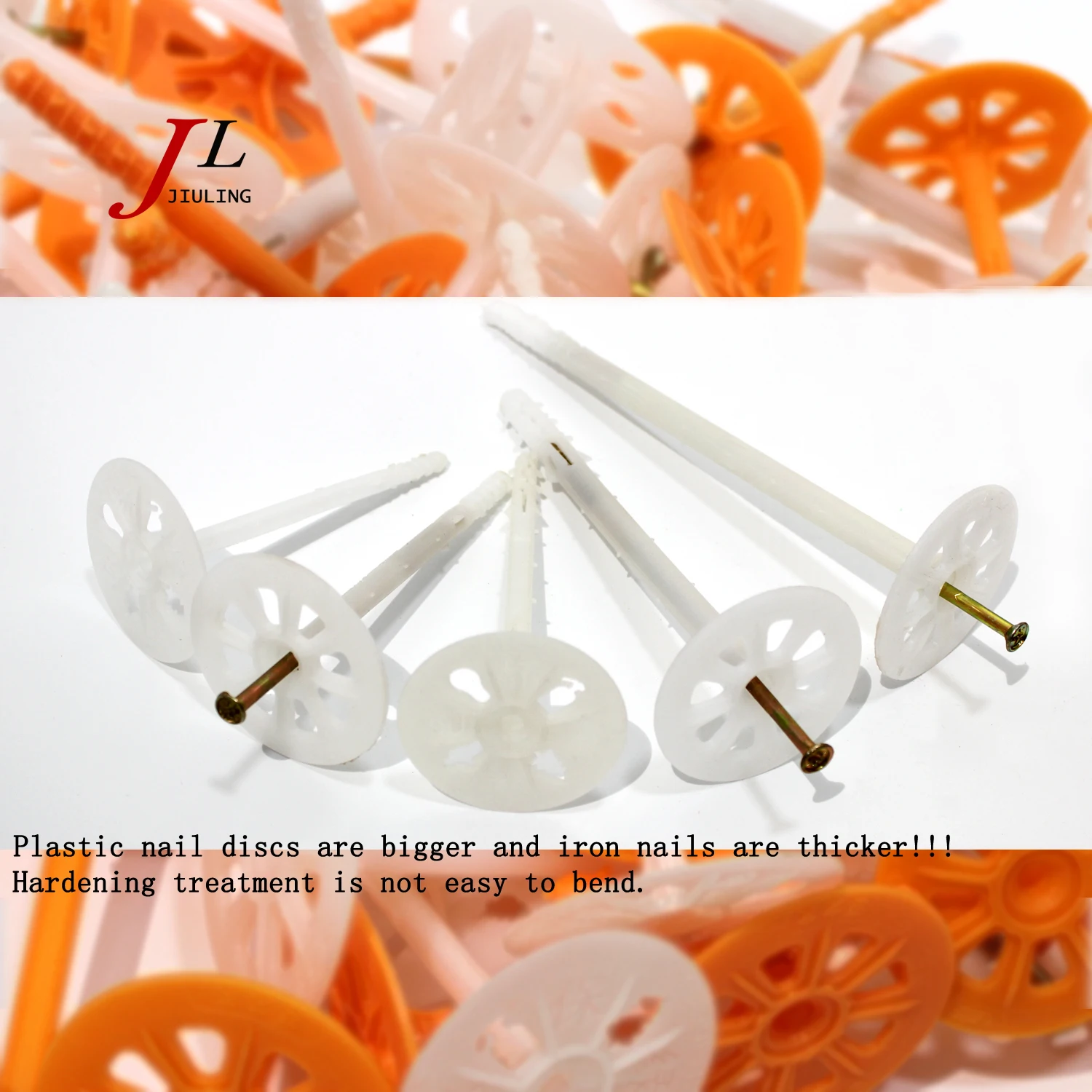 Customized Insulation Fixing Pins and Washer/ Plastic Screw Anchor Heat