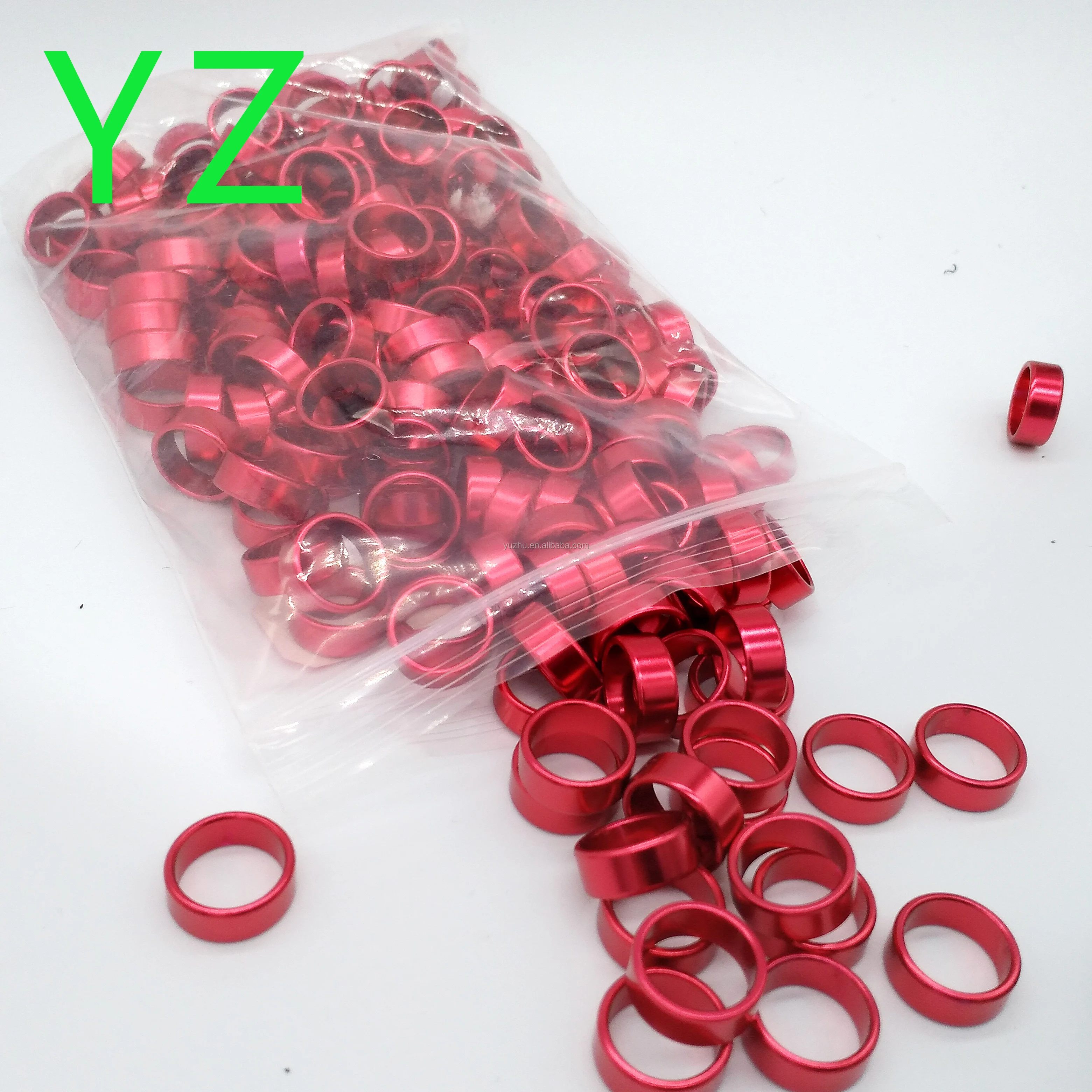 Custom exclusive content of the RED aluminum Pigeon leg band parrot ring canary ring/13mm inside diameter