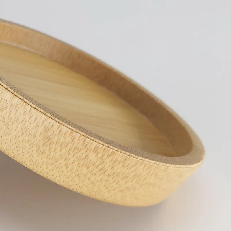 Customized Logo Wholesale Creative Bamboo Ashtra Fashion Simple Coffee Shop Ashtray