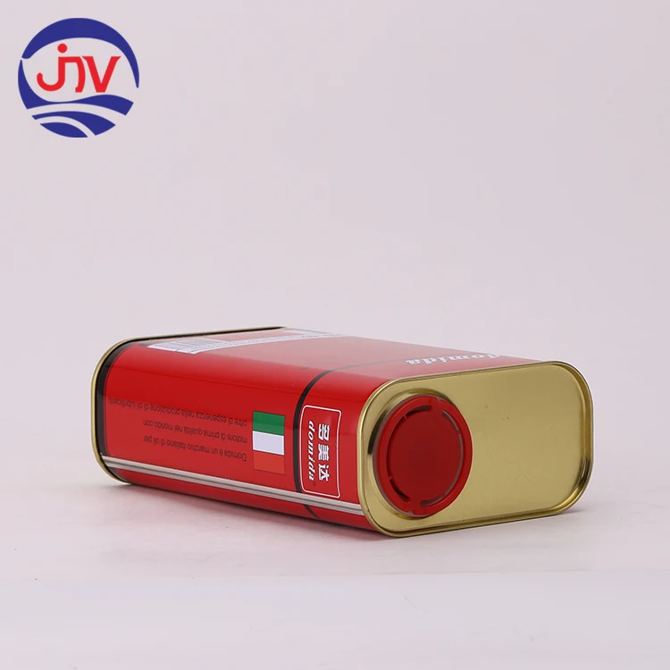 Empty 1L Metal Tin Cans Packaging for Coolant Engine Oil Motor Oil