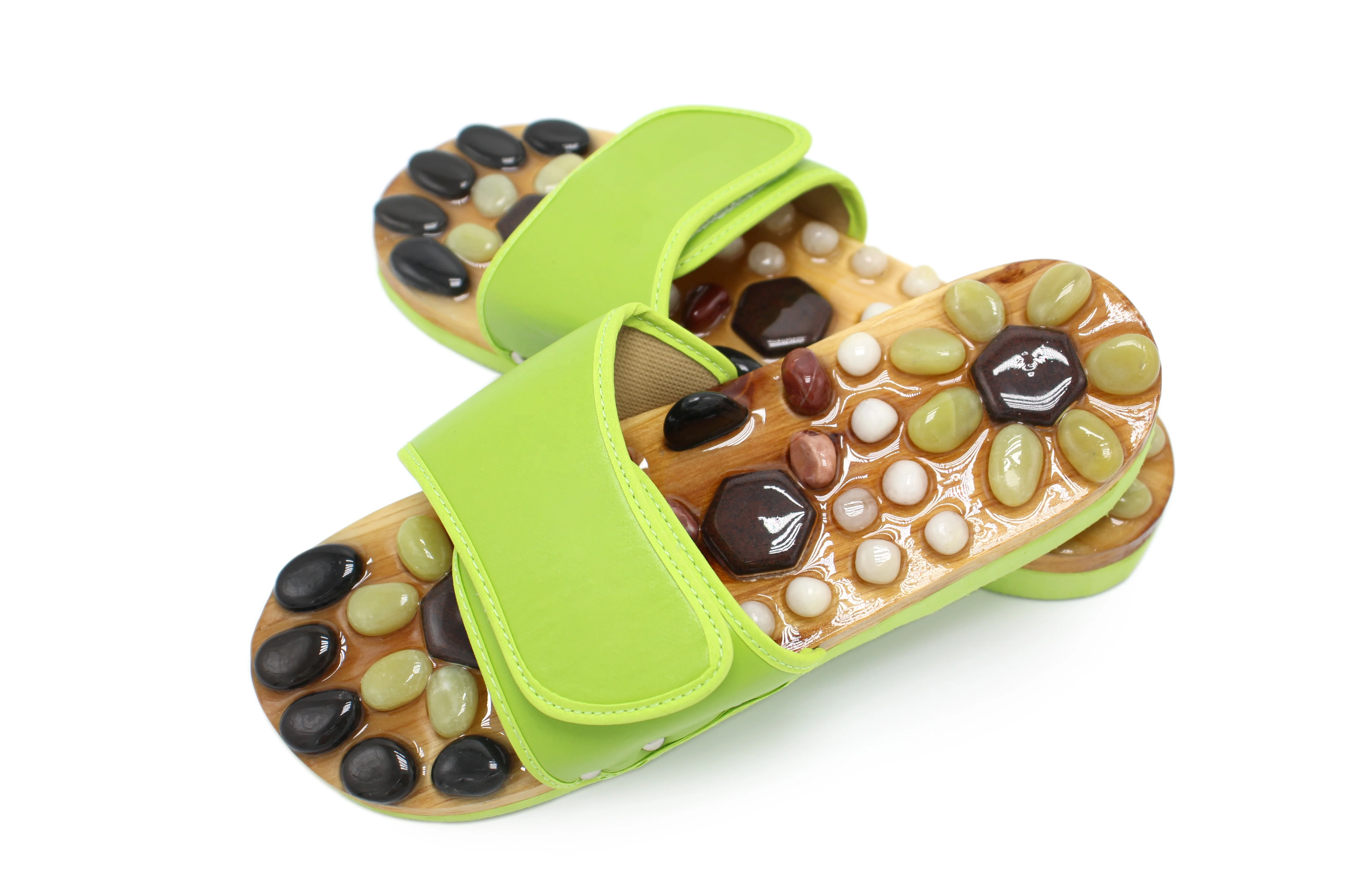 
natural stone Massage slipper,acupuncture foot massage shoes 