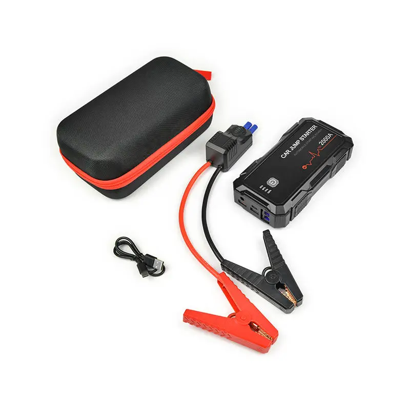 Portable Charger Car Jump Start Device Emergency 20000MAH Power Bank Boost Car Starter Ground Compressor With USB Port LED Light