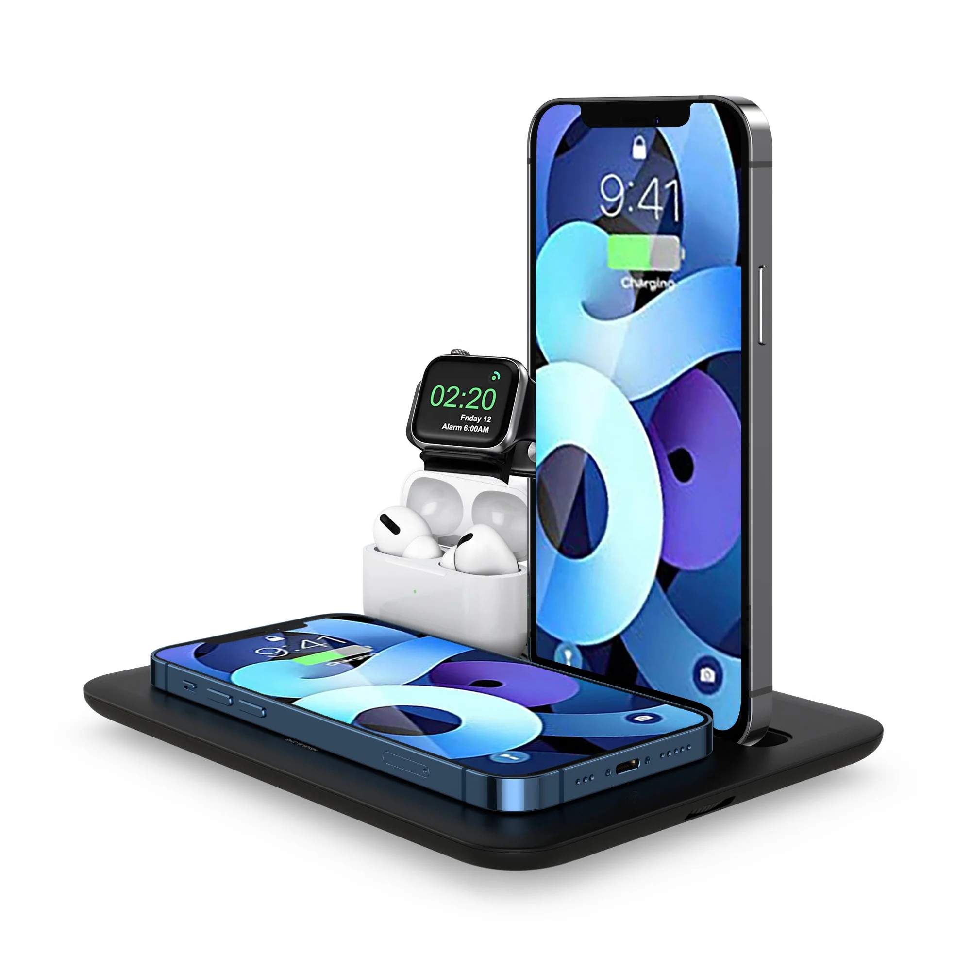 Qi 3 in 1 Wireless Charging Stand  On Amazon Best Seller Alibaba Most Sold Product