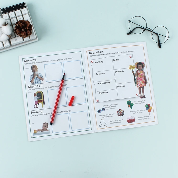 
Wholesale High Quality Coloring Set Finger Stamping Drawing Book For Picture 