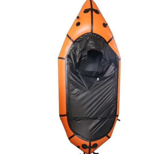 OEM Light weight TPU Packraft Inflatable Rafting Boat Hovercraft River raft for white water packing