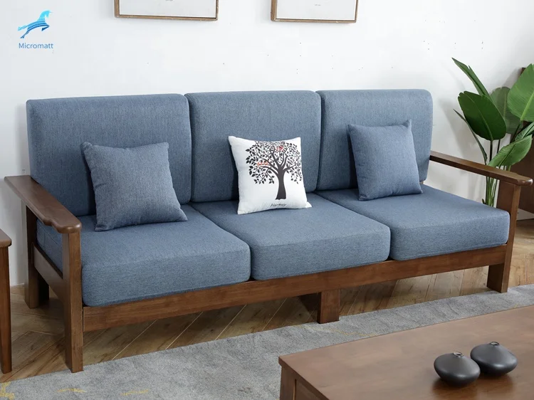 Customizable Furniture Living Room Customizable Dark Color American Style I Shaped Sofa