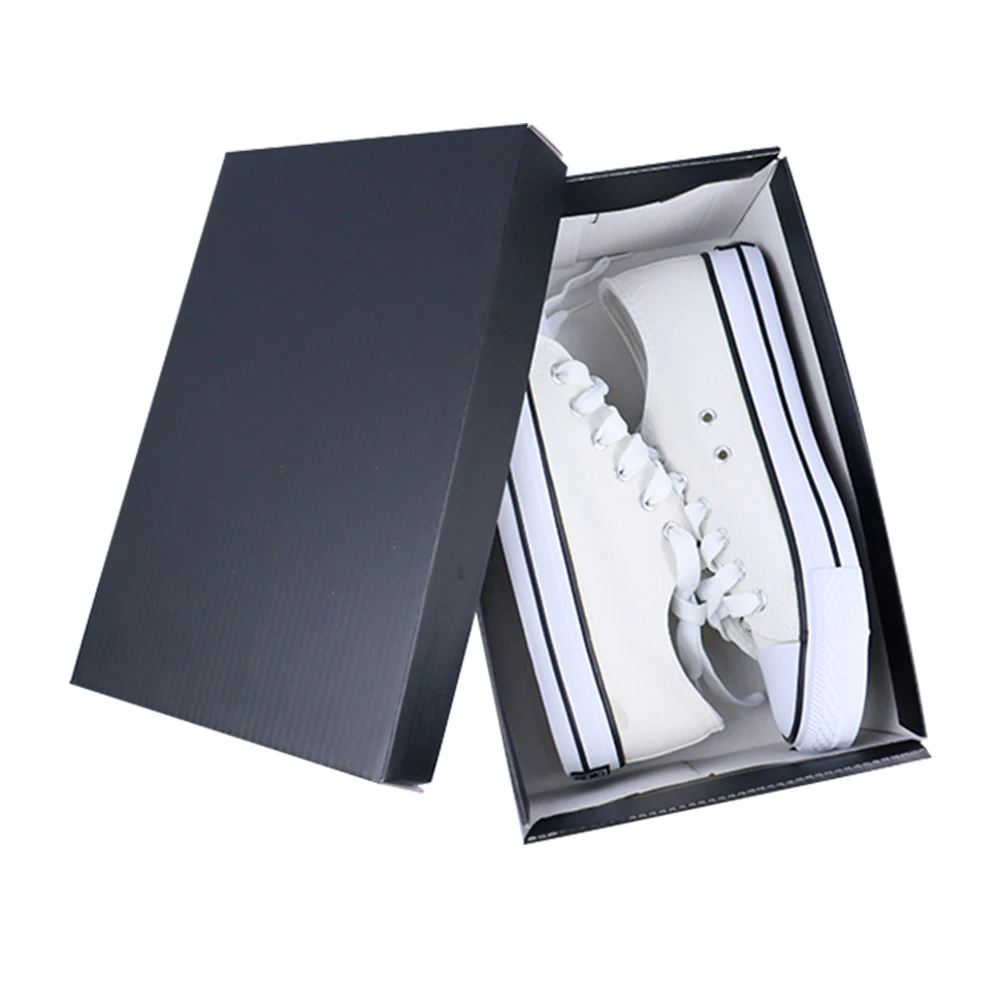 Wholesale Custom Logo Lid and Bottom Shoe Box New Design Paper Sneaker Storage Shoe Packaging Paper Box