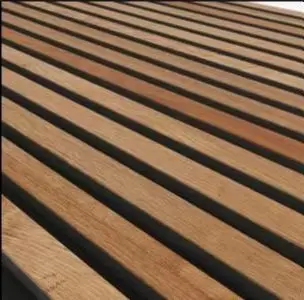 Custom Sound Proof Akupanel Veneer Slats Wooden Slatted Oak Acoustic Wall Panels akustik panel