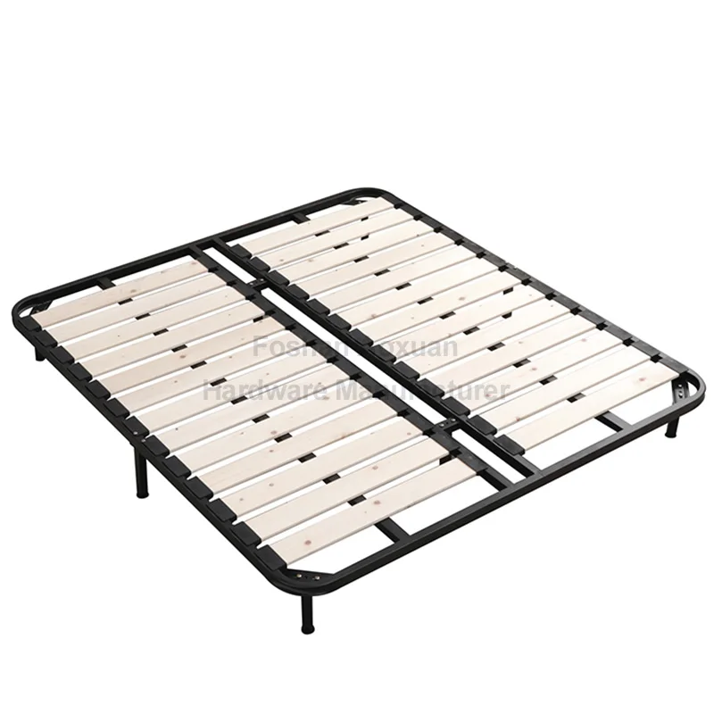 Современная фабрика, оптовая продажа, Королевский металлический корпус для кровати из массива дерева, сосны и железа