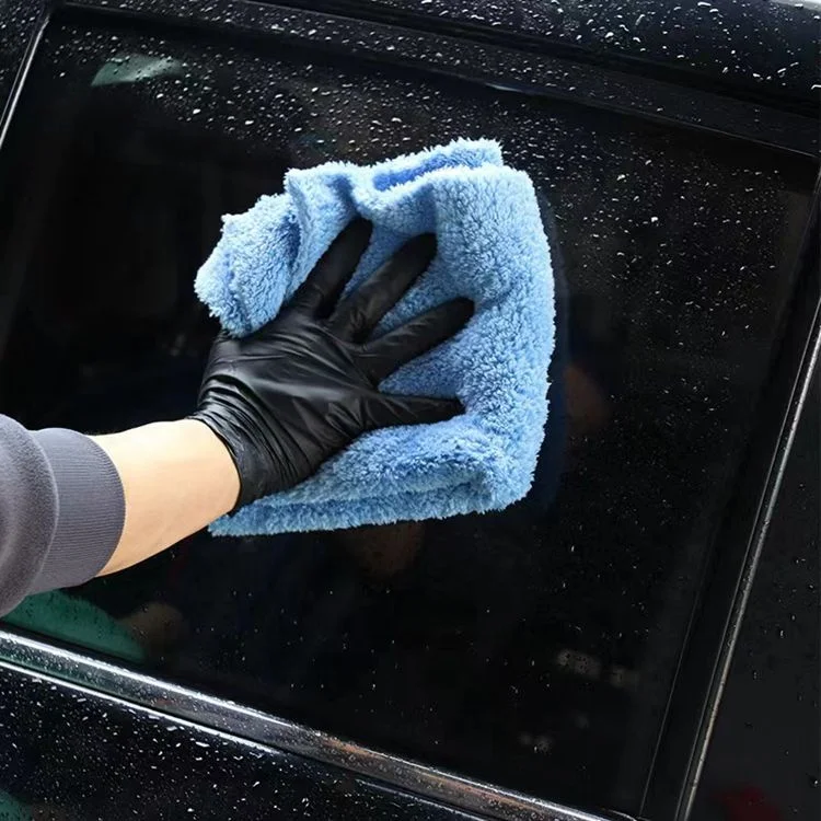 Edgeless 70 30 microfibre Auto Detailing microfiber Drying Wash car care korea Coral Fleece micro fiber cleaning towel for car