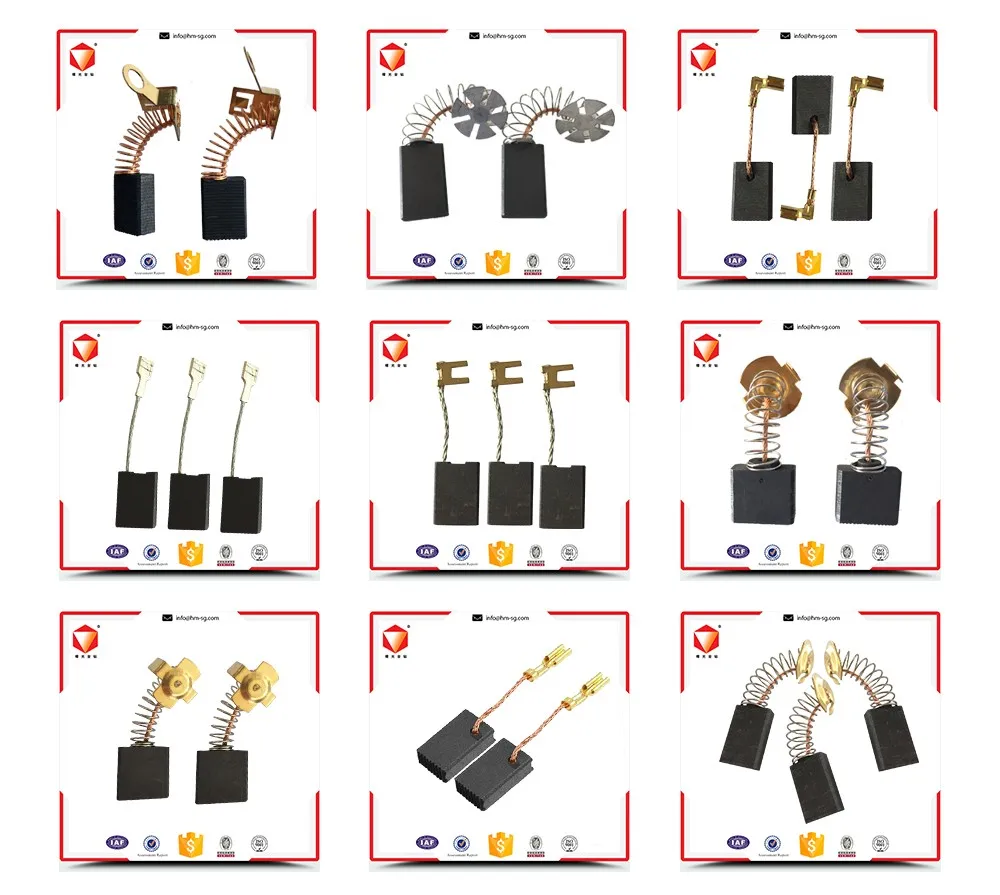high quality carbon brush for power tools with long service time